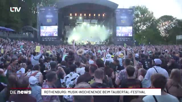 Rothenburg: Musik-Wochenende beim Taubertal-Festival