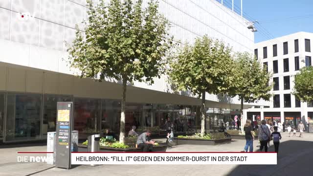 Heilbronn: "Refill" gegen den Sommer-Durst in der Stadt