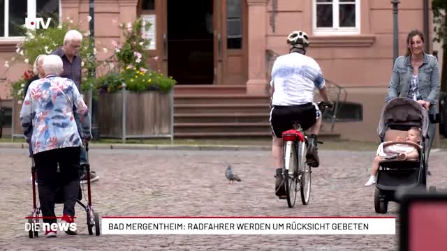 Bad Mergentheim: Radfahrer werden um Rücksicht gebeten 