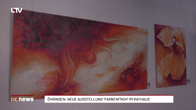 Öhringen: Neue Ausstellung "Farbenfroh" im Rathaus