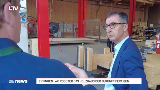 Eppingen: Wo Roboter das Holzhaus der Zukunft fertigen