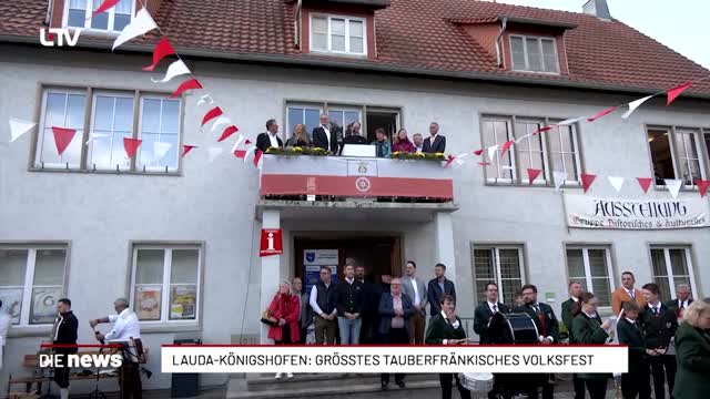 Lauda-Königshofen: Grösstes tauberfränkisches Volksfest