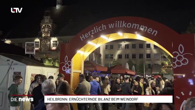 Heilbronn: Ernüchternde Bilanz beim Weindorf