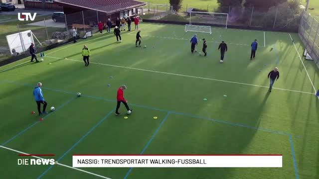 Nassig: Trendsportart Walking-Fussball