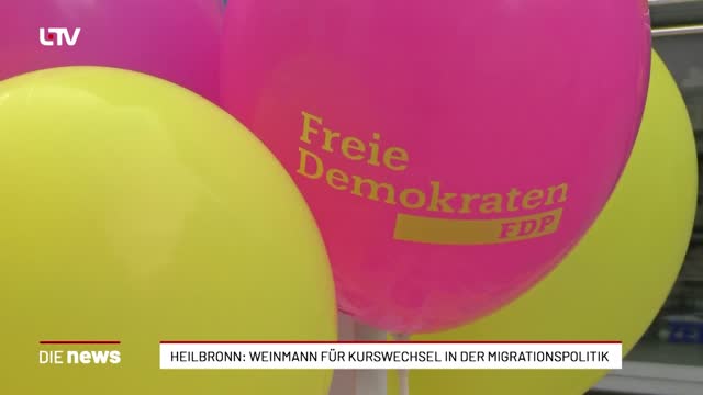 Heilbronn: Weinmann für Kurswechsel in der Migrationspolitik