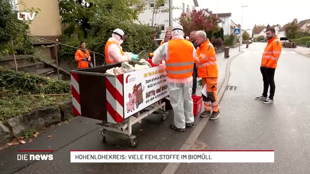 Hohenlohekreis: Viele Fehlstoffe im Biomüll 