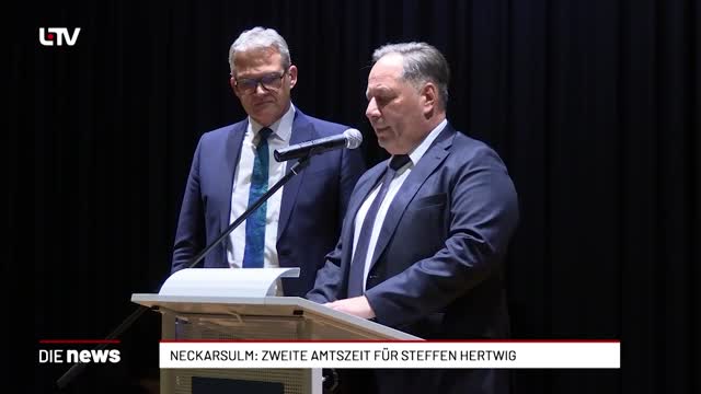 Neckarsulm: Zweite Amtszeit für Steffen Hertwig