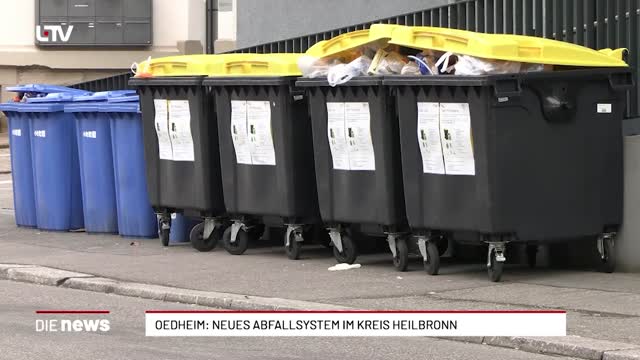 Oedheim: Neues Abfallsystem im Kreis Heilbronn