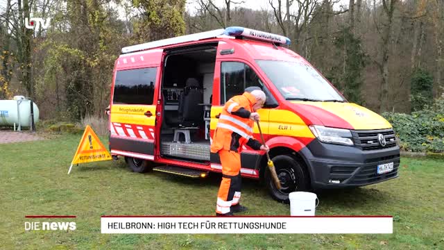 Heilbronn: High Tech für Rettungshunde