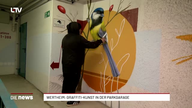 Wertheim: Graffiti-Kunst in der Parkgarage 