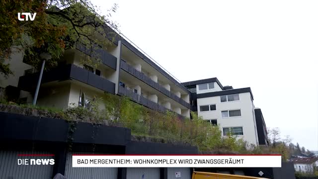 Bad Mergentheim: Wohnkomplex wird zwangsgeräumt 