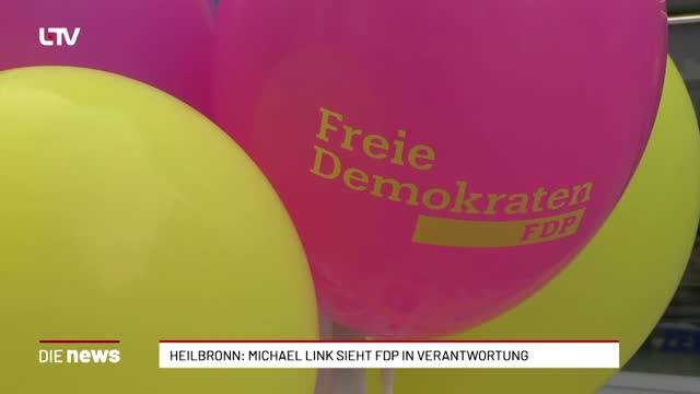 Heilbronn: Michael Link sieht FDP in Verantwortung