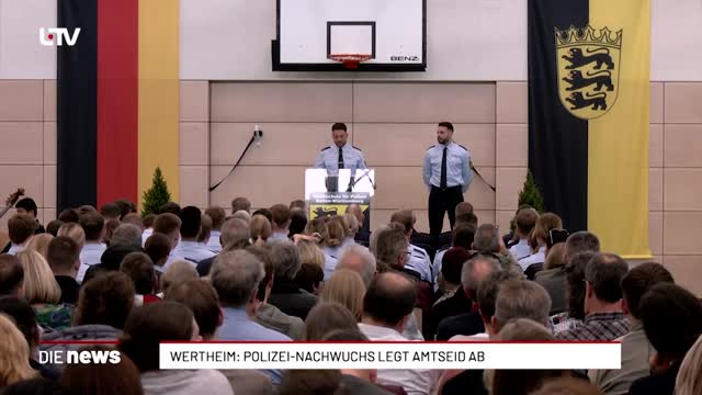 Wertheim: Polizei-Nachwuchs legt Amtseid ab 