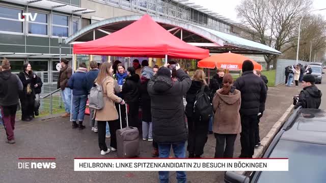 Heilbronn: Besuch der Spitzenkandidatin der Linken