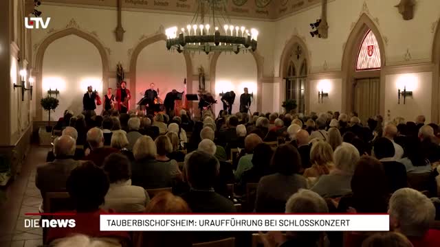 Tauberbischofsheim: Uraufführung bei Schlosskonzert 