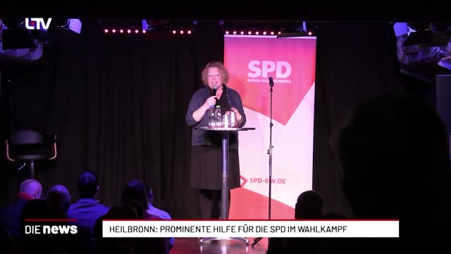 Heilbronn: Prominente Hilfe für die SPD im Wahlkampf