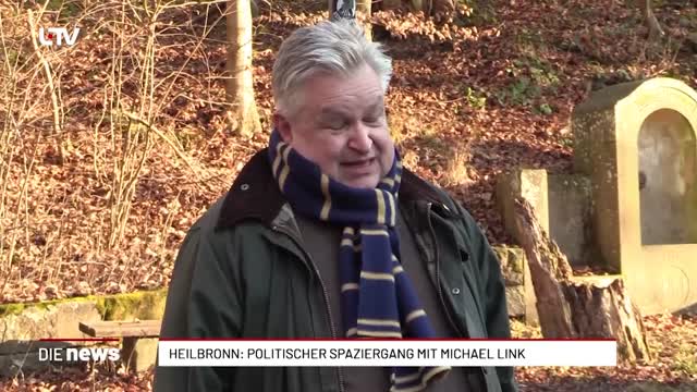 Heilbronn: Politischer Spaziergang mit Michael Link