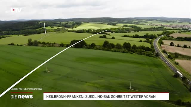 Heilbronn-Franken: SuedLink-Bau schreitet weiter voran