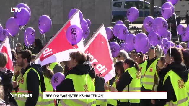 Region: Warnstreiks halten an