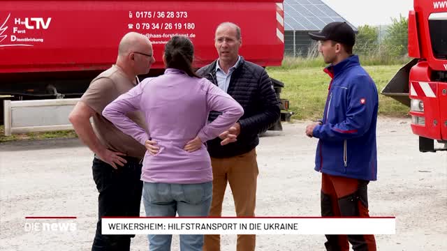 Weikersheim: Hilfstransport in die Ukraine