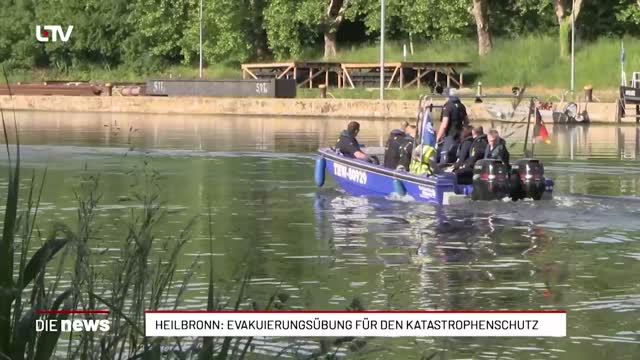 Heilbronn: Evakuierungsübung für den Katastrophenschutz