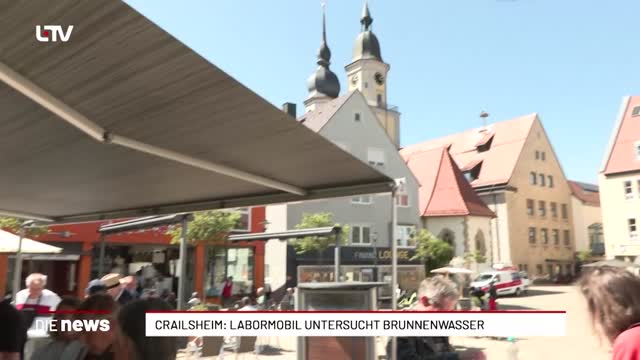Labormobil untersucht Brunnenwasser