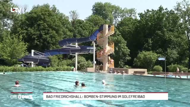Bad Friedrichshall: Bomben-Stimmung im Solefreibad