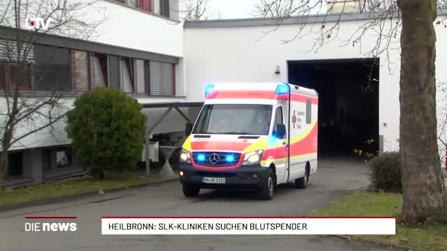Heilbronn: SLK-Kliniken suchen Blutspender