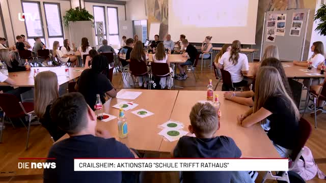 Crailsheim: Aktionstag „Schule trifft Rathaus“ 