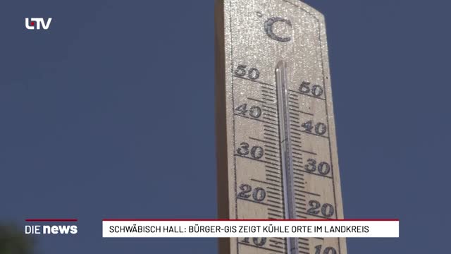 Schwäbisch Hall: Bürger-GIS zeigt kühle Orte im Landkreis
