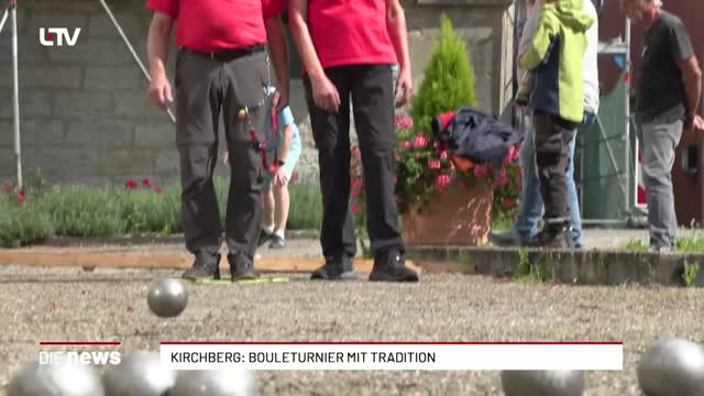 Kirchberg: Bouleturnier mit Tradition