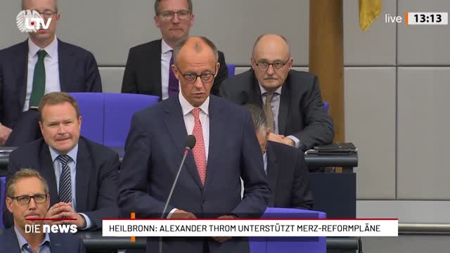 Heilbronn: Alexander Throm unterstützt Merz-Reformpläne