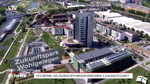 Heilbronn: Holzkubus der Innovationsfabrik 2.0 ausgezeichnet