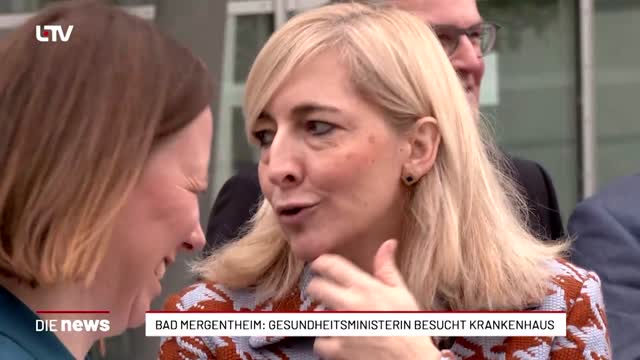 Bad Mergentheim: Gesundheitsministerin besucht Krankenhaus 