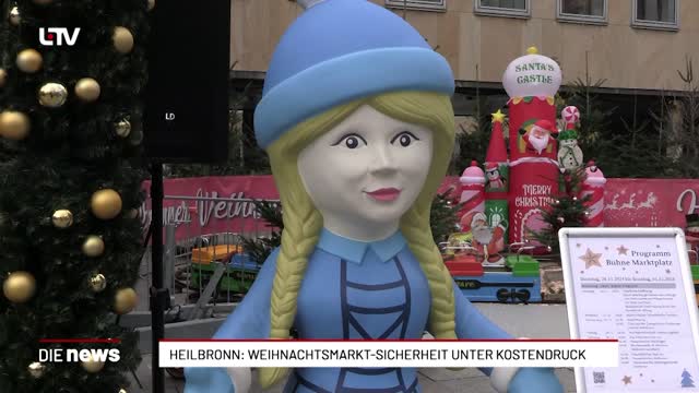 Heilbronn: Weihnachtsmarkt-Sicherheit unter Kostendruck