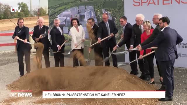 Heilbronn: IPAI Spatenstich mit Kanzler Merz