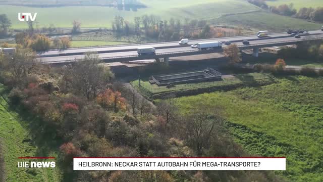 Heilbronn: Neckar statt Autobahn für Mega-Transporte?