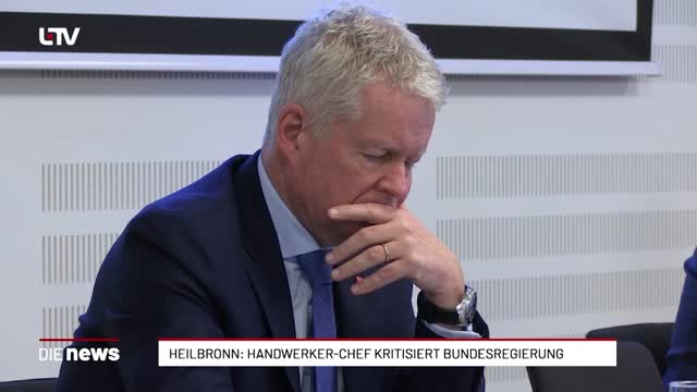Heilbronn: Handwerker-Chef kritisiert Bundesregierung