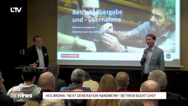 Heilbronn: "Next Generation Handwerk"- Betrieb sucht Chef