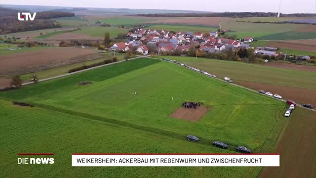 Weikersheim: Ackerbau mit Regenwurm und Zwischenfrucht