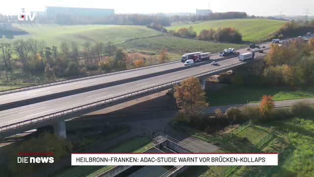 Heilbronn-Franken: ADAC-Studie warnt vor Brücken-Kollaps