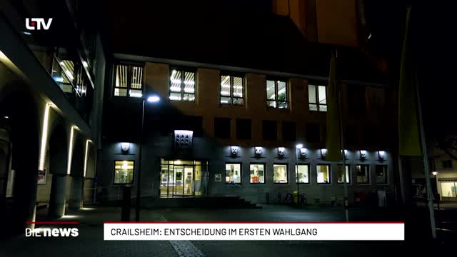 Crailsheim: Entscheidung im ersten Wahlgang 