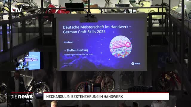 Neckarsulm: Bestenehrung im Handwerk