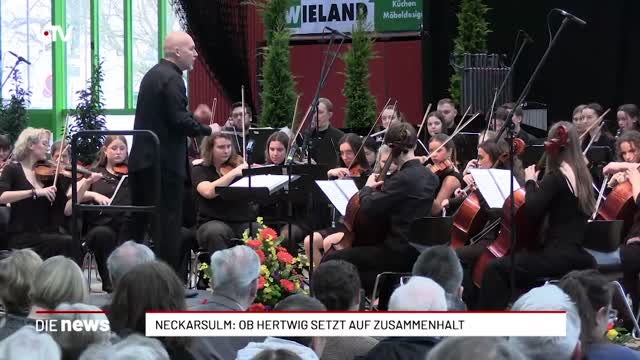 Neckarsulm: OB Hertwig setzt auf Zusammenhalt