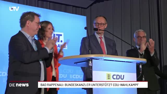 Bad Rappenau: Bundeskanzler unterstützt CDU-Wahlkampf