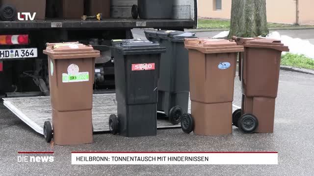 Heilbronn: Tonnentausch mit Hindernissen