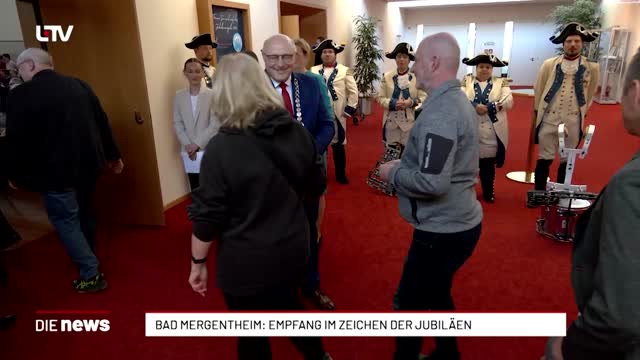 Bad Mergentheim: Empfang im Zeichen der Jubiläen