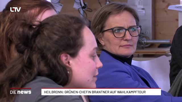 Heilbronn: Grünen-Chefin Brantner auf Wahlkampftour
