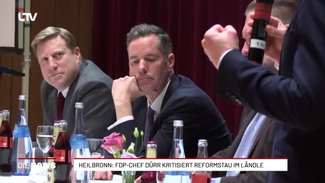 Heilbronn: FDP-Chef Dürr kritisiert Reformstau im Ländle