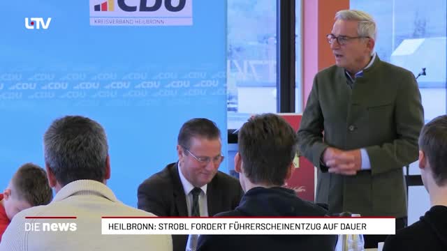 Heilbronn: Strobl fordert Führerscheinentzug auf Dauer  